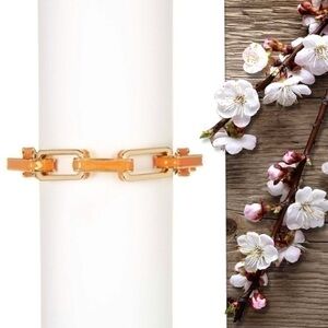 CAROLEE NEW YORK ENAMEL LINKS BRACELET (JA3-5)
